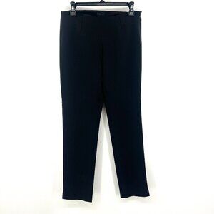 Theory Black Wool Blend Lightweight Ankle Pants Women's Size 4 Stretch